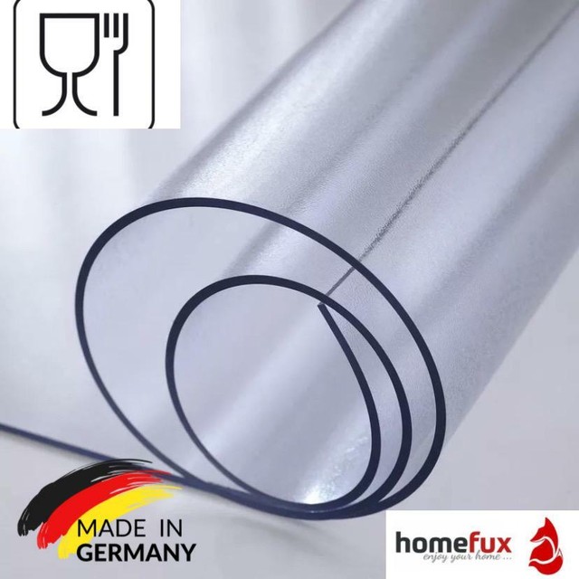 Tischfolie Schutzfolie 2,2-2,5 mm Möbelschutz Tischschutz Transparent 5 Breiten