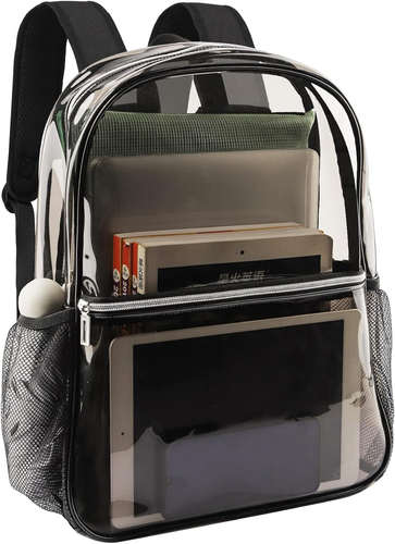 Clear Backpack Heavy Duty TPU Transparent Backpack for Sports,Work,Security Trav - Picture 12 of 12