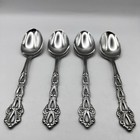 MINT 4-Teaspoons Set Of 4 Oneida Chandelier Community Glossy Stainless Flatware
