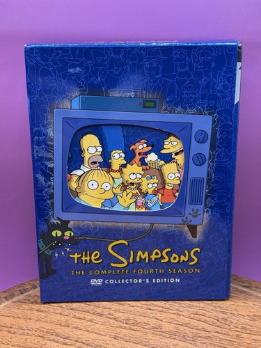 Die Simpsons komplette vierte Staffel - 4 Disc - DVD - EX/EX - *BUY 2 GET 1 FREE*