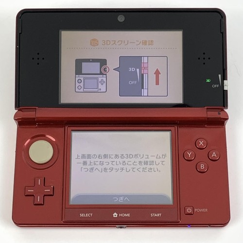 Nintendo 3DS Handheld Console Red CTR-001 JPN Set Tested From Japan 9540 TGHM - Picture 2 of 10