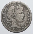 1914 Barber Quarter FINE (J166)