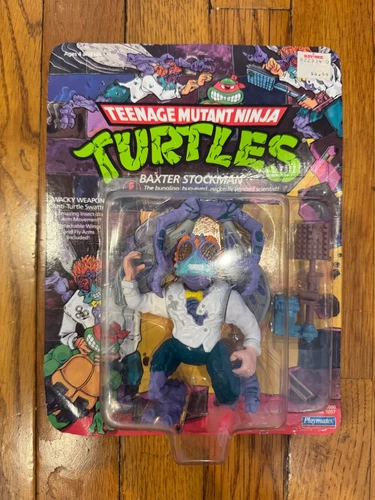 Playmates - Teenage Mutant Ninja Turtles "Baxter Stockman" SEALED UNPUNCHED