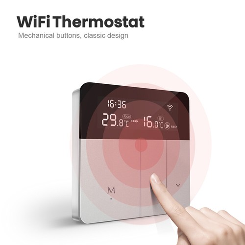 Tuya WiFi Smart Thermostat Temperature Voice Remote Controller for Google Alexa - Picture 2 of 20