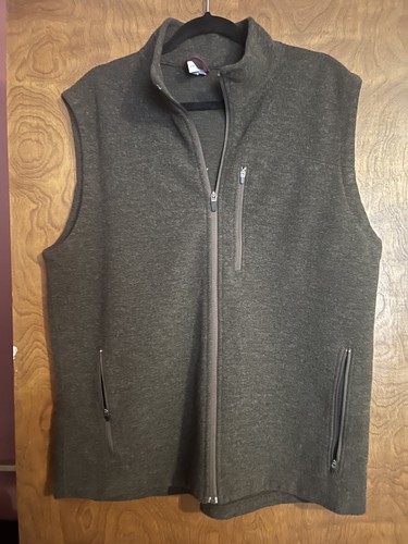 Ibex Vest Mens 2XL Merino Wool Full Zip Made in USA - Picture 1 of 11