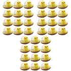 3 Pieces Chicken Decorations Small Chicks Mini Ornaments Miniature Figurines