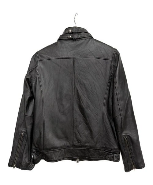 JACKROSE                    Lamb leather jacket black 240704J image 2