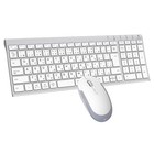 iClever Keyboard Wireless Keyboard Mouse Set, Japanese Layout, Quiet, Ultra Thin