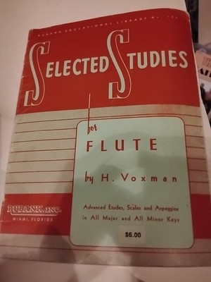 Selected Studies for Flute by H. Voxman