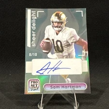 2023 Leaf Pro Set Pure Sam Hartman Pure Delight Holo Auto SD-SH1 Silver /10
