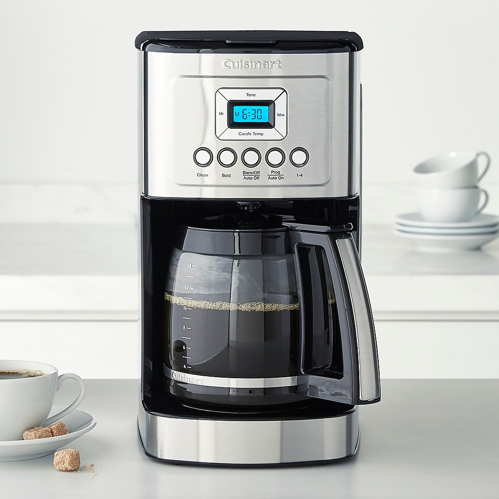 With Glass Carafe, 14-cup