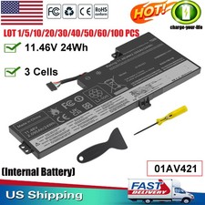 LOT 01AV421 01AV420 01AV489 Internal Battery for Lenovo ThinkPad T470 T480 24Wh