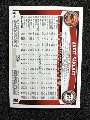 ANGEL SANCHEZ #US46 2011 Topps Update Series Houston Astros - Bild 2 von 2