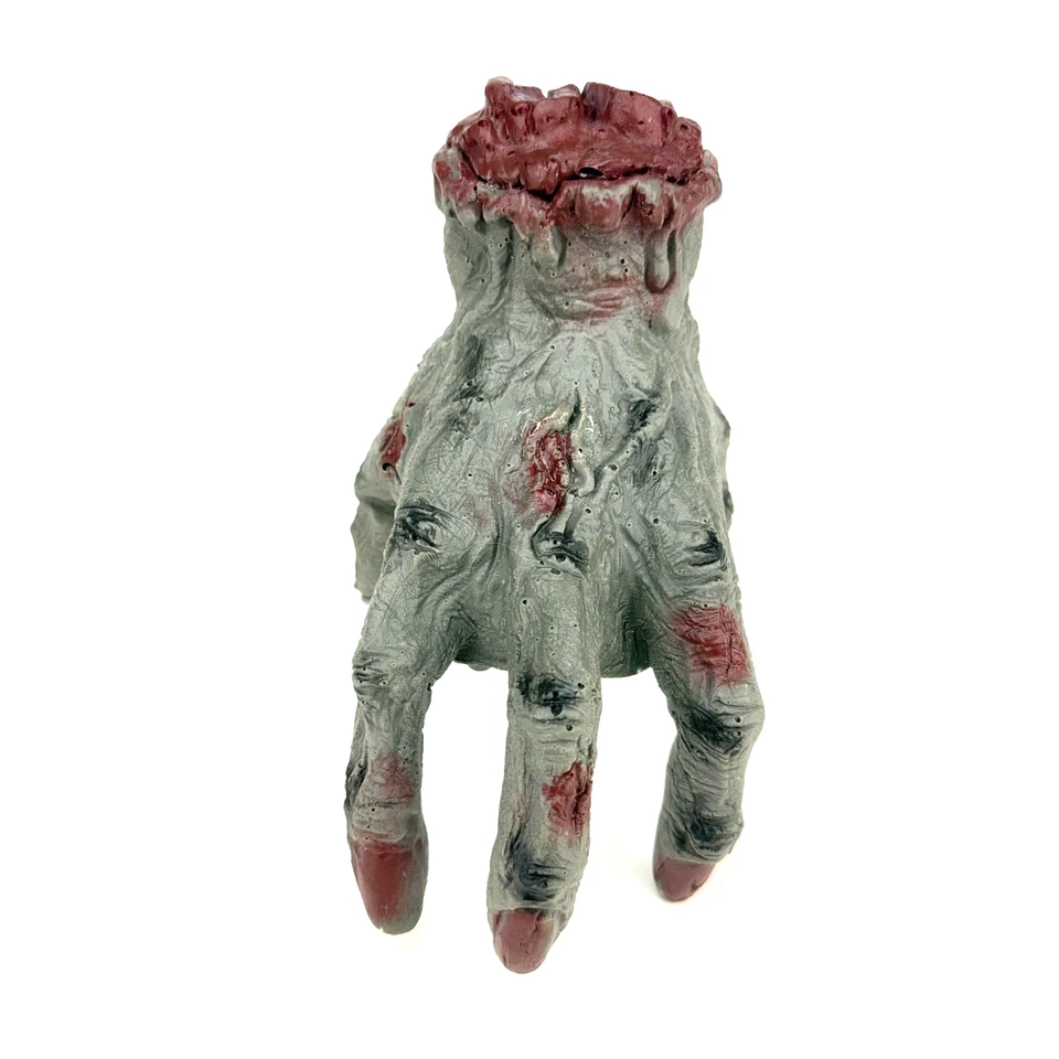 Animado Zombi Embrujado Mano Halloween Prop Caminar Mágico Poder Extremidad Cortada Foto 2 de 4