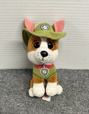 Ty Paw Patrol Tracker 6" Plush Beanie Baby Puppy Dog Stuffed Animal Nickelodeon
