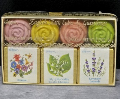 Vtg Delagar Bath Cubes Salt Soaps New Old Stock Made In The USA