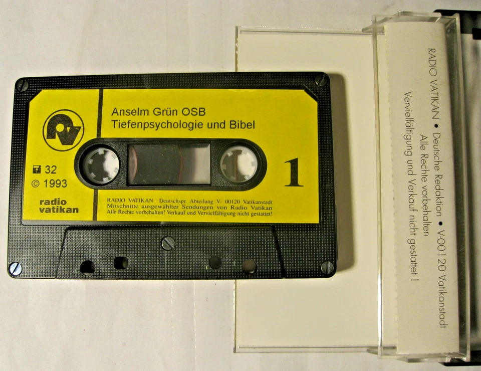 Tiefenpsychologie und Bibel, Radio Vatikan, Anselm Grün, Kassette - Bild 2 von 4