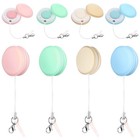 8 Pcs Macaron Phone Screen Cleaner Wipes Brushes Lanyards Decorative Pendants