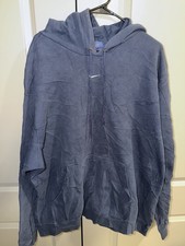 Nike XXL Men s Navy Center Swoosh Vintage 00 s Y2k Hoodie Streetwear Outdoor