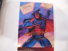 1995 FLEER ULTRA SPIDERMAN GOLD FOIL SIGNATURE SERIES #117 GAMBIT