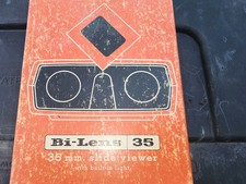 VINTAGE SAWYER'S BI-LENS 35 MM SLIDE VIEWER two slides.