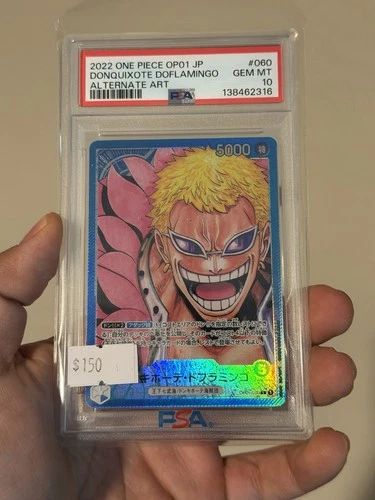 Donquixote Doflamingo One Piece 2022 Romance Dawn Japanese OP01-060 L PSA 10