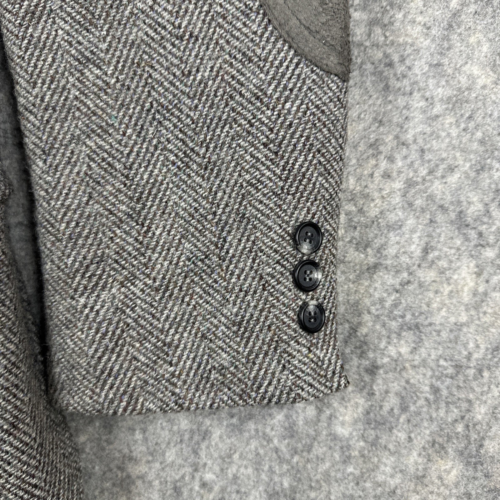 Pendleton Jacket Mens 40 Elbow Patch Wool Tweed R… - image 7