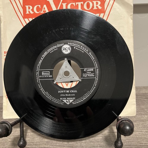 Elvis Presley Hound Dog Don’t Be Cruel 45 RPM Early Pressing Germany 45-G2WW5935 - Picture 1 of 5