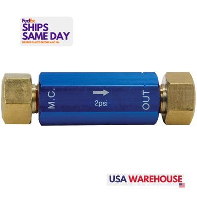 Allstar ALL41048, One Blue Aluminum Residual Check Valve 2Lb Performance Parts - Picture 1 of 9