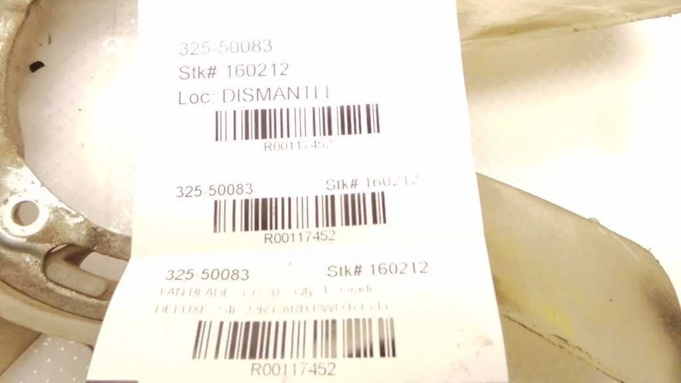 84-95 TOYOTA 4RUNNER DELUXE 2.4L 4CYL CONJUNTO DE VENTILADOR DE REFRIGERAÇÃO RADIADOR - Imagem 3 de 4