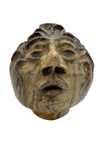 Vintage Face Head Jug Ugly bolbous jug Unique, HTF Home decor vase 7.5" Tall - Bild 4 von 15