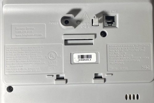 AT&T Corded Telephone CL4940 Big Button Backlight Display Home Answering System - Picture 18 of 20