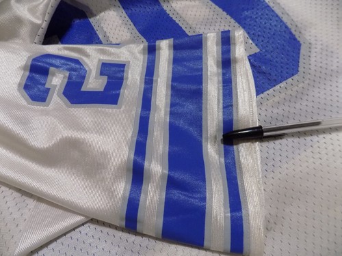 Barry Sanders Detroit Lions Jersey (XL Adult) Wilson/Vintage /Good Condition - Foto 9 di 9