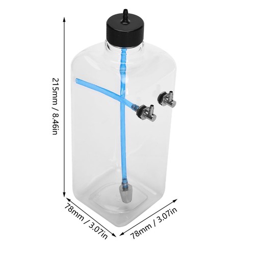 Remote Control Model Accessory Transparent Fuel Tank 1000ml (for 85-120CC RC - Picture 13 of 15