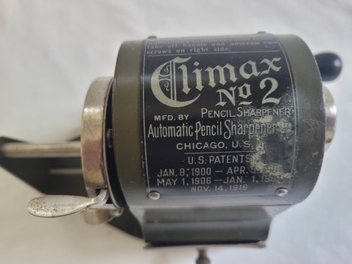 Antique Vintage Climax No. 2 Automatic Pencil Sharpener - Picture 2 of 15