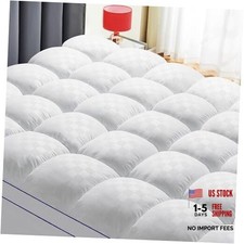 Mattress Topper, Extra Thick Pillow Top Mattress Pad Cover for Back Pain, Queen