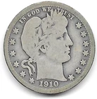 1910-D Barber Quarter Good/VG