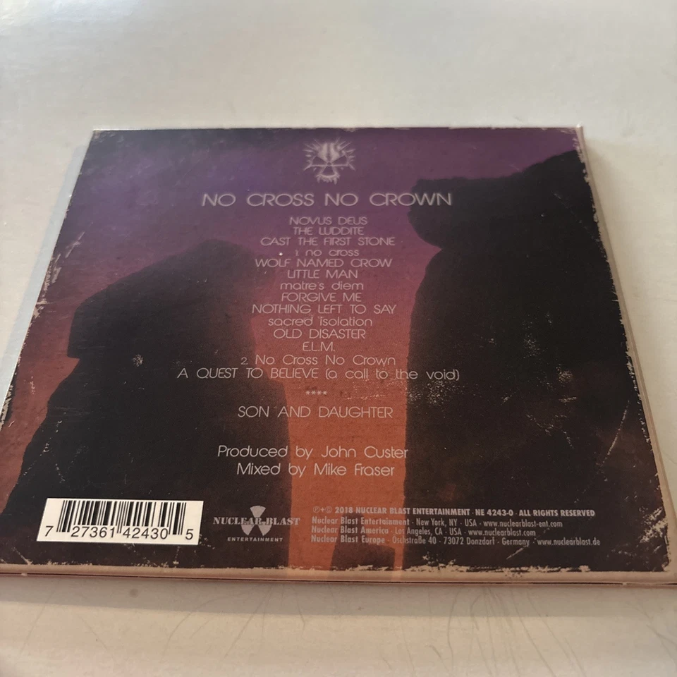 Corrosion of Conformity No Cross No Crown (CD) Album Digipak (Limited Edition) - Image 2 of 2