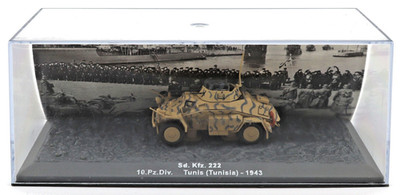 Altaya 10.Pz.Div. Tunis (Tunisis) Sd. Kfz. 222 - 1943 1:72