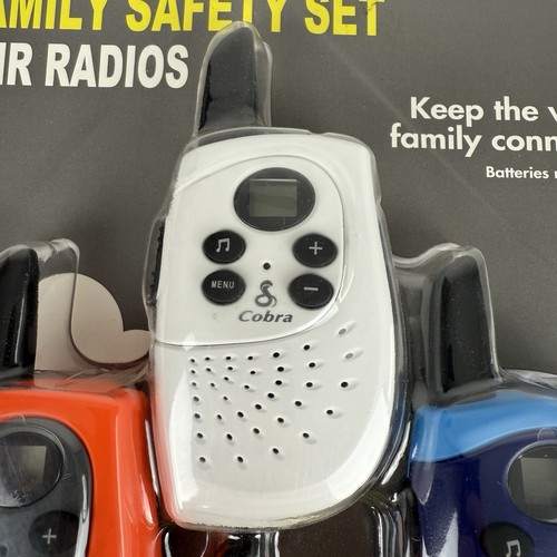 Cobra Walkie-Talkies Family Safety Set PMR446 Radios 4 Pack HM234 - Afbeelding 6 van 7
