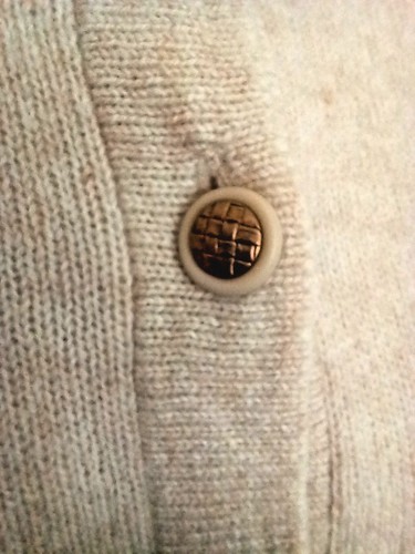Vintage 90s M&S St Michael 100% Lambswool Cream Beige Knitwear Cardigan 18 UK - Bild 8 von 9