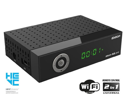 Receptor SAT Edision picco S2 pro Full HD con WLAN negro - Imagen 2 de 6