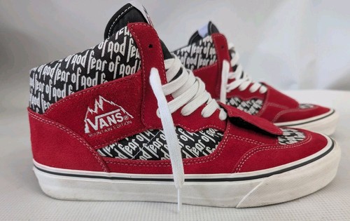 VANS Fear of God NIEBLA Edición Montaña Estilo 35 DX Rojo Blanco Negro Talla 11 2017 - Imagen 11 de 23