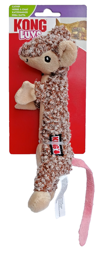 KONG Luvs CATNIP CAT TOY  - PLUSH MOUSE  9" - Catnip Soft crinkle Stuffed - New - Picture 1 of 6