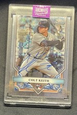 2025 Topps Archives Signature Series Colt Keith 1/1 Bowman Sterling Auto