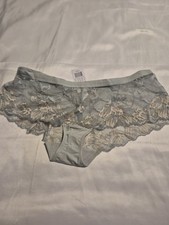 New With Tags Ladies Green Lace Panties Size XL