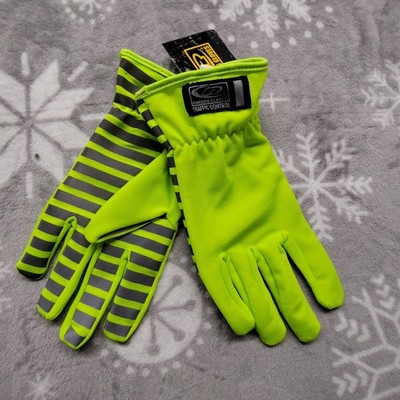 Ringers Gloves 307-11 Hi-Vis Mechanics Gloves, Nylon Palm, Xl, Green