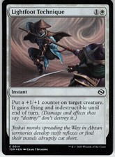 Foil Lightfoot Technique 14 Tarkir: Dragonstorm C Near Mint