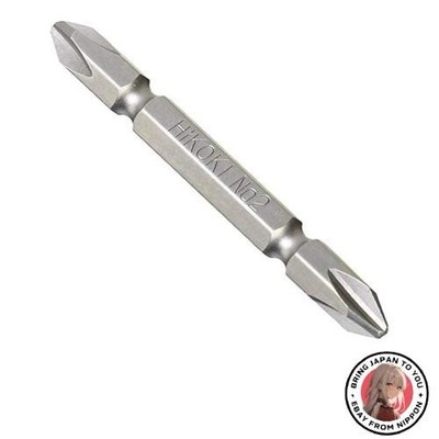 HiKOKI (Hikoki) Double-ended Phillips Bit No. 2 65mm overall length 6.35mm hex