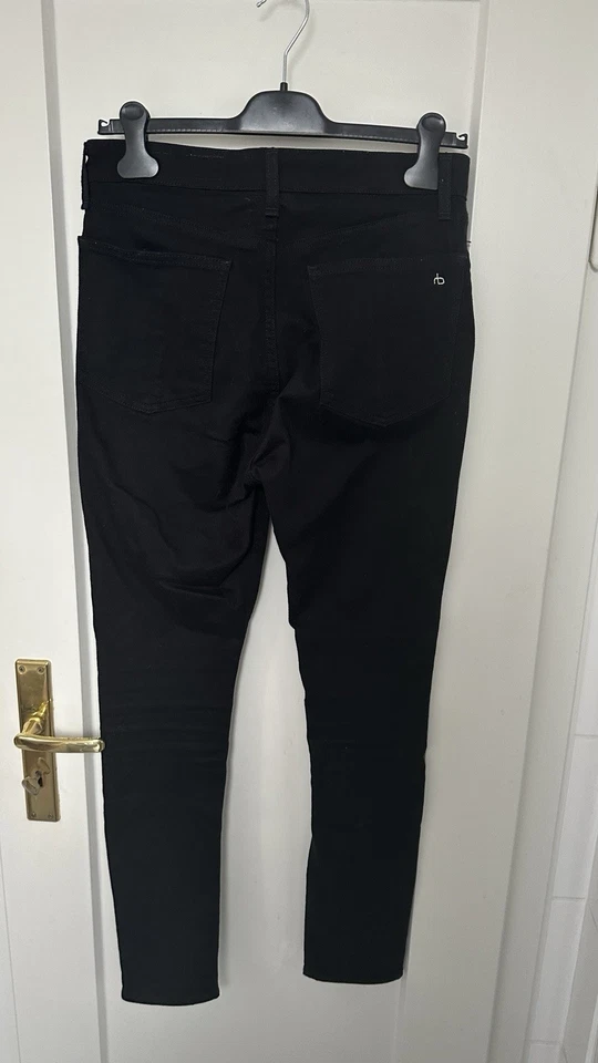 RAG & Bone Jeans Schwarz Gr. 28 Damen 80%BAUMWOLLE Nina High Rise Skinny - Bild 2 von 4